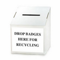 Table Top Disposable Cardboard Ballot Box 5 Pack - Stock Imprint